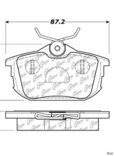 Posi-Quiet Semi-Metallic Brake Pads 104.08380                                     - 104.08380 - Image 3