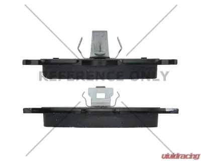 Posi-Quiet Semi-Metallic Brake Pads with Hardware 104.09154 - 104.09154
