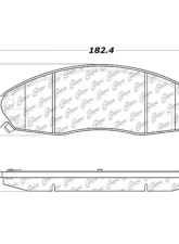 Posi-Quiet Semi-Metallic Brake Pads with Hardware 104.09210                                     - 104.09210 - Image 2