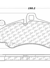 Posi-Quiet Semi-Metallic Brake Pads 104.09910                                     - 104.09910 - Image 3