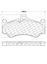 Posi-Quiet Semi-Metallic Brake Pads 104.09910                                     - 104.09910 - Image 3