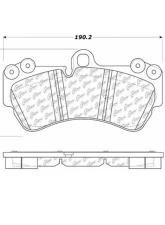 Posi-Quiet Semi-Metallic Brake Pads with Hardware 104.10070                                     - 104.10070 - Image 3