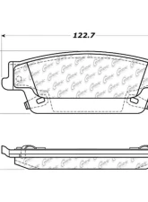 Posi-Quiet Semi-Metallic Brake Pads with Hardware 104.10200                                     - 104.10200 - Image 2