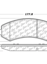 Posi-Quiet Semi-Metallic Brake Pads with Hardware 104.10840                                     - 104.10840 - Image 3