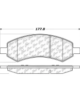 Posi-Quiet Semi-Metallic Brake Pads with Hardware 104.10840                                     - 104.10840 - Image 3