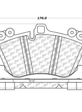 Posi-Quiet Semi-Metallic Brake Pads 104.11300                                     - 104.11300 - Image 3