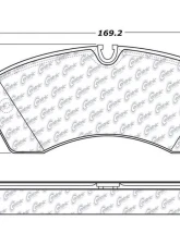 Posi-Quiet Semi-Metallic Brake Pads with Hardware 104.12680                                     - 104.12680 - Image 2