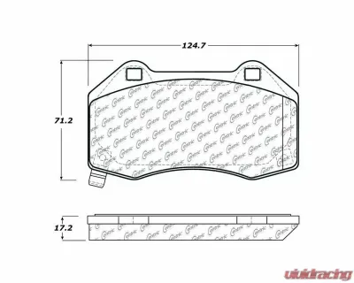 Posi-Quiet Semi-Metallic Brake Pads with Hardware 104.13790 - 104.13790