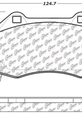 Posi-Quiet Semi-Metallic Brake Pads with Hardware 104.13790                                     - 104.13790 - Image 3