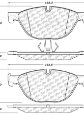 Posi-Quiet Semi-Metallic Brake Pads 104.14090                                     - 104.14090 - Image 3