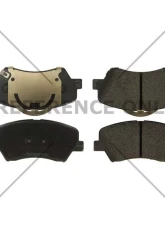 Posi-Quiet Semi-Metallic Brake Pads with Hardware 104.15431                                     - 104.15431 - Image 3