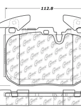 Posi-Quiet Semi-Metallic Brake Pads with Hardware 104.16091                                     - 104.16091 - Image 3