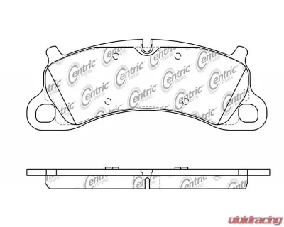 Posi-Quiet Semi-Metallic Brake Pads 104.16640 - 104.16640