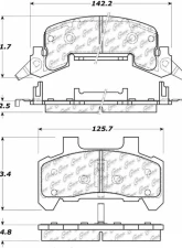 Posi-Quiet Ceramic Brake Pads with Shims 105.02890                                     - 105.02890 - Image 4