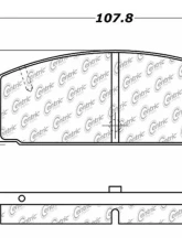 Posi-Quiet Ceramic Brake Pads with Shims and Hardware 105.03320                                     - 105.03320 - Image 5