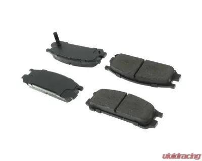 Posi-Quiet Ceramic Brake Pads with Shims and Hardware 105.04710 - 105.04710