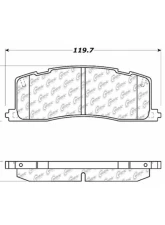 Posi-Quiet Ceramic Brake Pads with Shims and Hardware 105.05010                                     - 105.05010 - Image 4
