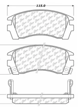 Posi-Quiet Ceramic Brake Pads with Shims and Hardware 105.05090                                     - 105.05090 - Image 2