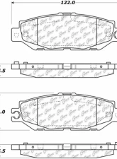 Posi-Quiet Ceramic Brake Pads with Shims and Hardware 105.06130                                     - 105.06130 - Image 3
