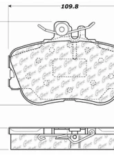 Posi-Quiet Ceramic Brake Pads with Shims and Hardware 105.06450                                     - 105.06450 - Image 4