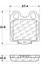Posi-Quiet Ceramic Brake Pads with Shims and Hardware 105.07710                                     - 105.07710 - Image 4