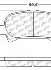 Posi-Quiet Ceramic Brake Pads with Shims and Hardware 105.08280                                     - 105.08280 - Image 3