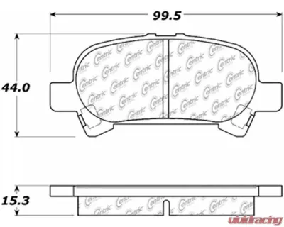 Posi-Quiet Ceramic Brake Pads with Shims and Hardware 105.08280 - 105.08280
