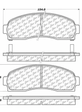 Posi-Quiet Ceramic Brake Pads with Shims and Hardware 105.08330                                     - 105.08330 - Image 4