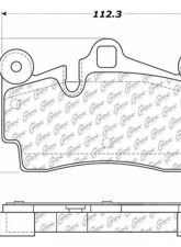 Posi-Quiet Ceramic Brake Pads with Shims and Hardware 105.09780                                     - 105.09780 - Image 4
