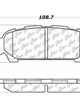 Posi-Quiet Ceramic Brake Pads with Shims and Hardware 105.10040                                     - 105.10040 - Image 3