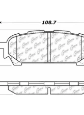 Posi-Quiet Ceramic Brake Pads with Shims and Hardware 105.10040                                     - 105.10040 - Image 4