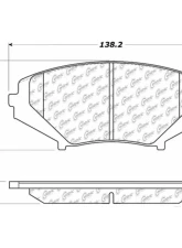 Posi-Quiet Ceramic Brake Pads with Shims and Hardware 105.10090                                     - 105.10090 - Image 5