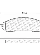 Posi-Quiet Ceramic Brake Pads with Shims and Hardware 105.10220                                     - 105.10220 - Image 4
