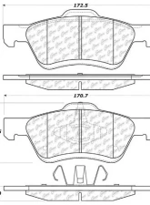 Posi-Quiet Ceramic Brake Pads with Shims and Hardware 105.10471                                     - 105.10471 - Image 3