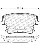 Posi-Quiet Ceramic Brake Pads with Shims and Hardware 105.10571                                     - 105.10571 - Image 3