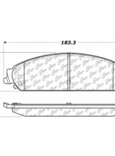 Posi-Quiet Ceramic Brake Pads with Shims and Hardware 105.10580                                     - 105.10580 - Image 2