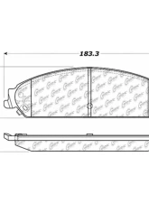 Posi-Quiet Ceramic Brake Pads with Shims and Hardware 105.10580                                     - 105.10580 - Image 4