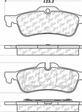 Posi-Quiet Ceramic Brake Pads with Shims and Hardware 105.10600                                     - 105.10600 - Image 5