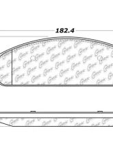 Posi-Quiet Ceramic Brake Pads with Shims and Hardware 105.10700                                     - 105.10700 - Image 3