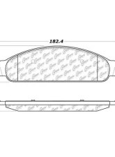 Posi-Quiet Ceramic Brake Pads with Shims and Hardware 105.10700                                     - 105.10700 - Image 4