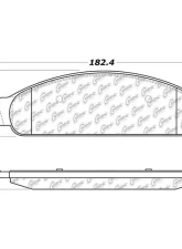 Posi-Quiet Ceramic Brake Pads with Shims and Hardware 105.10700                                     - 105.10700 - Image 4