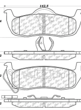 Posi-Quiet Ceramic Brake Pads with Shims and Hardware 105.10870                                     - 105.10870 - Image 3