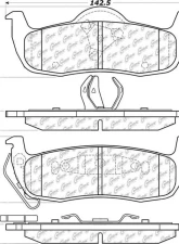 Posi-Quiet Ceramic Brake Pads with Shims and Hardware 105.10870                                     - 105.10870 - Image 4