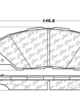 Posi-Quiet Ceramic Brake Pads with Shims and Hardware 105.12110                                     - 105.12110 - Image 3