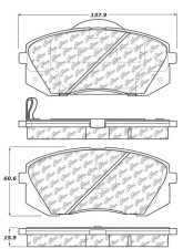 Posi-Quiet Ceramic Brake Pads with Shims and Hardware 105.12950                                     - 105.12950 - Image 3