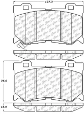 Posi-Quiet Ceramic Brake Pads with Shims and Hardware 105.13460                                     - 105.13460 - Image 3