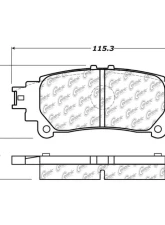 Posi-Quiet Ceramic Brake Pads with Shims and Hardware 105.13910                                     - 105.13910 - Image 2