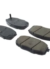 Posi-Quiet Ceramic Brake Pads with Shims and Hardware 105.13972                                     - 105.13972 - Image 2