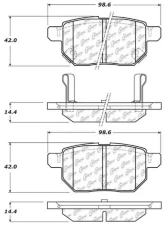 Posi-Quiet Ceramic Brake Pads with Shims and Hardware 105.14230                                     - 105.14230 - Image 3