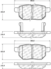 Posi-Quiet Ceramic Brake Pads with Shims and Hardware 105.14230                                     - 105.14230 - Image 4